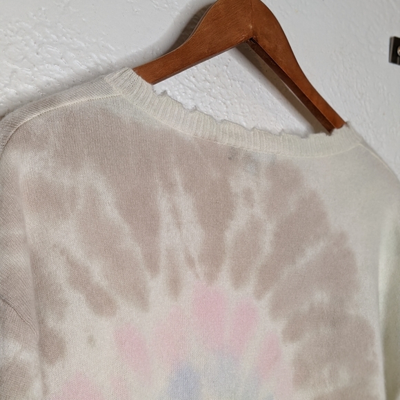 Repeat Cashmere Tie Dye Distressed Sweater XS - Picture 7 of 9
